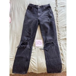 Abercrombie 90s Straight Ultra High Rise Jeans